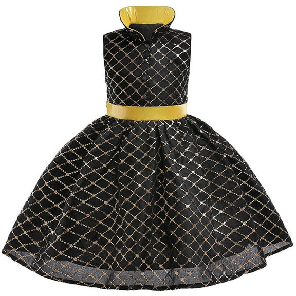 SUEE Girls Ember Costume Fire Element Cosplay Dress Halloween Outfit, Size 3-9T