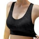thumbnail image 1 of Brasier Mujer Sujetador Deportivo de Talla Grande con Accesorios Laterales Fruncidos Que Realza La Espalda para Mujer. Mediana, 1 of 3