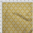 thumbnail image 4 of oneOone Georgette Viscose Yellow Fabric Block Sewing Craft Projects Fabric Prints By Yard 42 Inch Wide, 4 of 6