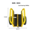 thumbnail image 3 of Door Cart Dolly Adjustable Clamping Force Powder Coated Finish 6.1" Thick Plate Compatibility Heavy Duty Material Handling, 3 of 8
