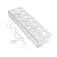 thumbnail image 2 of Jarrón de flores rectangular Sunnimix florero de acrílico soporte para plantas jarrón decorativo accesorio para fotos maceta moderna arreglo floral para estante oficina dormitorio escritorio hogar 35cmx10cmx6.5cm, 2 of 8