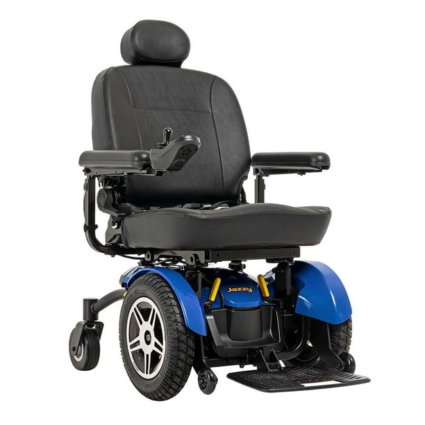 Pride Mobility Jazzy Elite HD Group 2 Heavy Duty Power Chair, Blue, 18"Wx18"20"