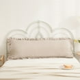 thumbnail image 2 of Move Over Taupe Ruffle Body Pillow Sham 20x54 inches Ruffled Fringe Pattern Body Pillowcase 100% Washed Microfiber, 2 of 8