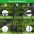 thumbnail image 4 of Garden Fence 45ft(L)×40in(H) No Dig Fence Panels with Gate Fencing for Yard Animal Barrier Decorative Garden Fencing for Backyard Patio Garden Fences and Borders for Dogs, 4 of 9