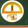 thumbnail image 5 of Math Geometry Ruler Teaching Supplies Angle Measurement Measuring Rulers Tool for Blackboard White Board Classroom Teachers Drawings , 1 Piece Protractor, 5 of 7