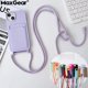 thumbnail image 2 of Funda de teléfono con correa de cordón cruzado, carcasa de silicona líquida para iPhone 15, 14, 13, 12, 11 Pro Max, SE, X, XR, XS Max, 7, 8 Plus, 2 of 5