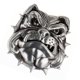 thumbnail image 4 of 3D Furious Dog Hombre Hebilla de Cinturón Cabeza de Toro Vaquero Occidental Americano, 4 of 4