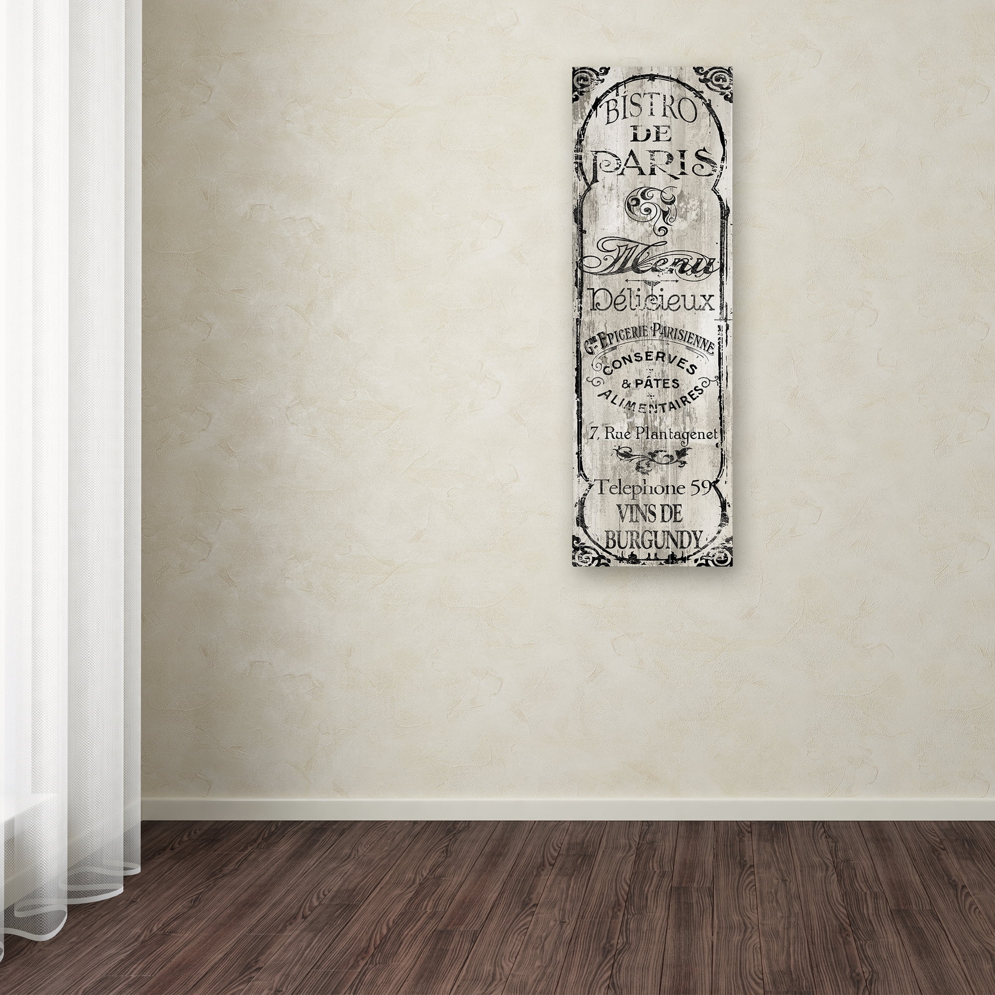 Color Bakery 'Paris Bistro II' Canvas Art