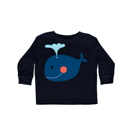 

Inktastic Whale Cute Blue Gift Toddler Boy or Toddler Girl Long Sleeve T-Shirt