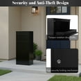 thumbnail image 3 of golytefs Anti-theft Express Cabinet Large Capacity Outside Package Delivery Boxes Weather Proof for House Porch Curbside, 3 of 9