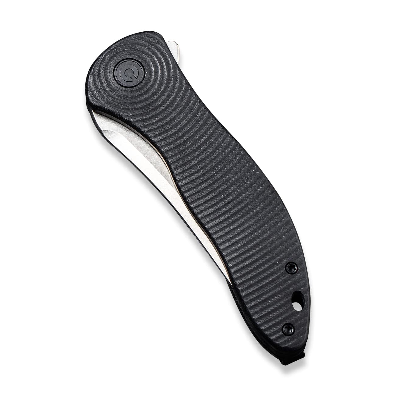CIVIVI Pocket Folding Knife, 3.24" Nitro-V Stonewashed Trailing Point Blade, Jim O’Young Synergy 3 Liner Lock Knife C20075A-1