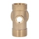 thumbnail image 4 of Nimomo Divisor de Manguera de Agua, Divisor de Manguera de Agua de 4 vías, Conector Adaptador de Tubo G1in de latón para Bomba autocebante doméstica, 4 of 8