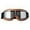 Silver Brown skin, variant on Retro Motorcycle Glasses Men's Moto Racing Motocross Windproof Retro Goggles Clear Black skin