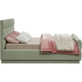 thumbnail image 5 of Meridian Furniture Paxton Mint Chenille Fabric Queen Bed, 5 of 9
