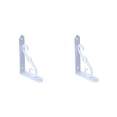 thumbnail image 2 of Speravity Estantería de hierro con estante de carga y soporte Triangular de moldura integrada en forma de L estante de almacenamiento de soporte Type3 NO3, 2 of 4