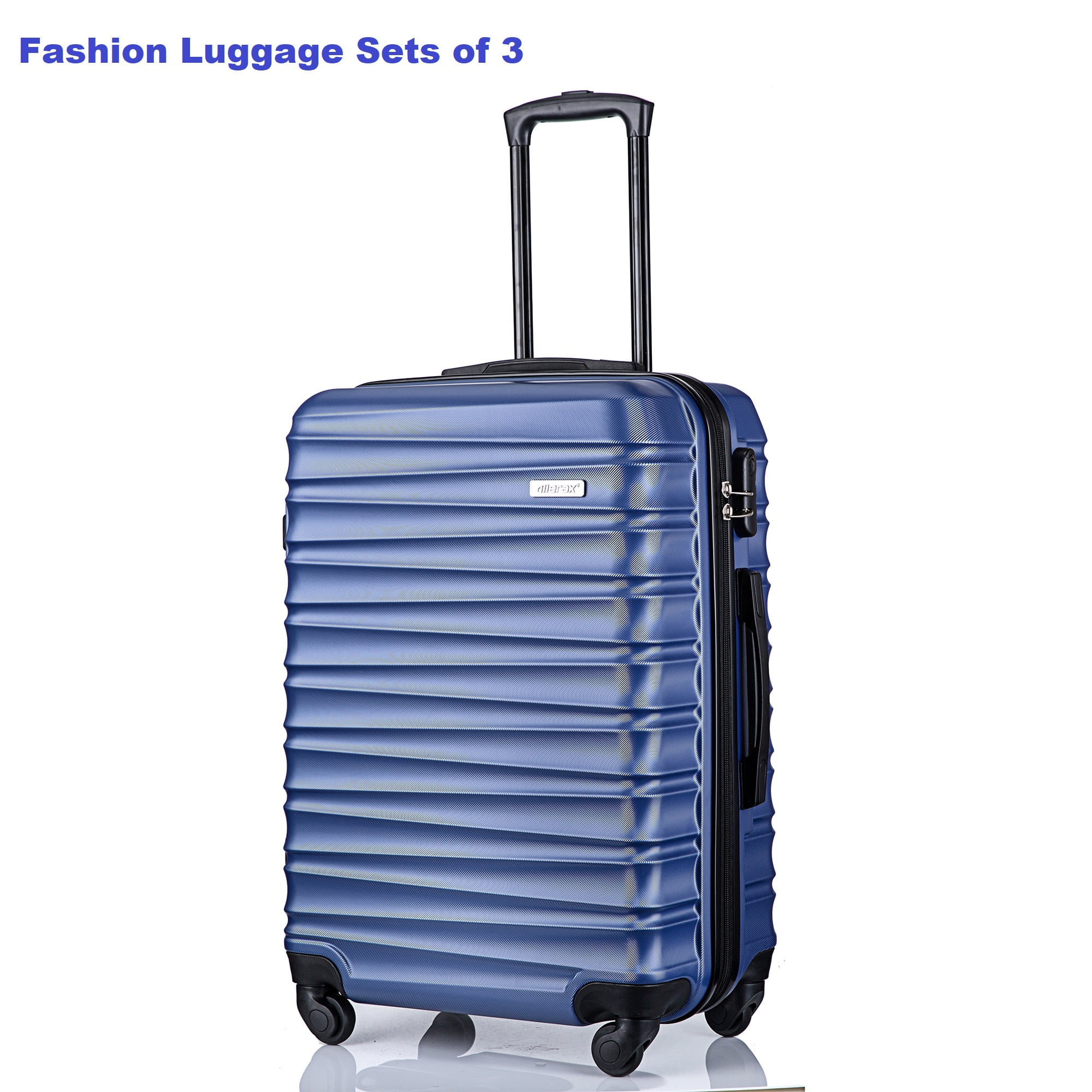 navy blue luggage sets