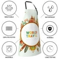 thumbnail image 5 of Kdxio World Travel3 Apron with Pockets Adjustable Kitchen Aprons for Men Women Waterproof Aprons for Cooking,Drawing,Crafting, Baking Household Cleaning, 5 of 8