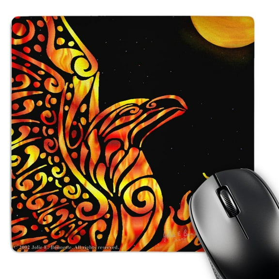 3dRose, Phoenix Fantasy Fire Tribal , MousePad