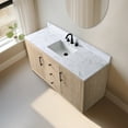 thumbnail image 4 of Vanity Art 60" Single Bathroom Vanity with Sink, Freestanding Bath Storage Cabinet with Engineered Marble Top, 4 of 4