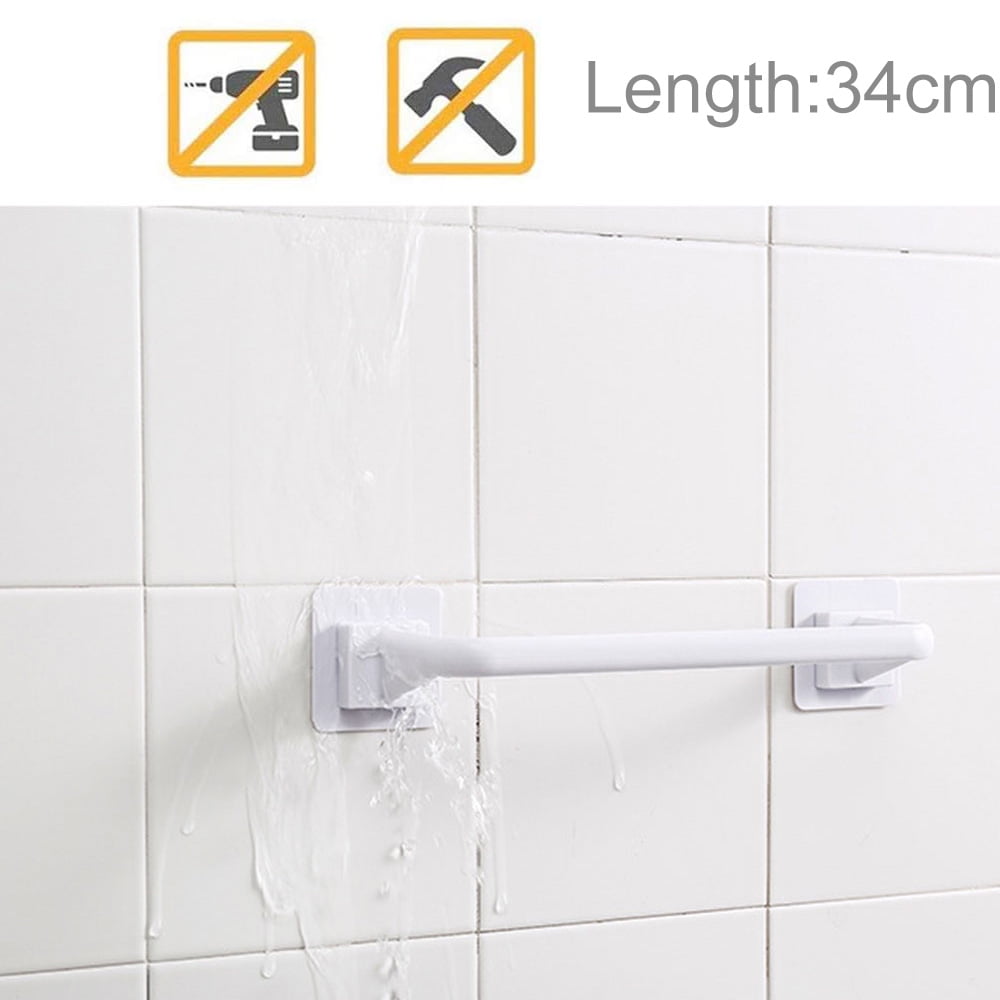 Bathroom Towel Bar 13Inch, No Drill Stick On Towel Rack, Easy Install