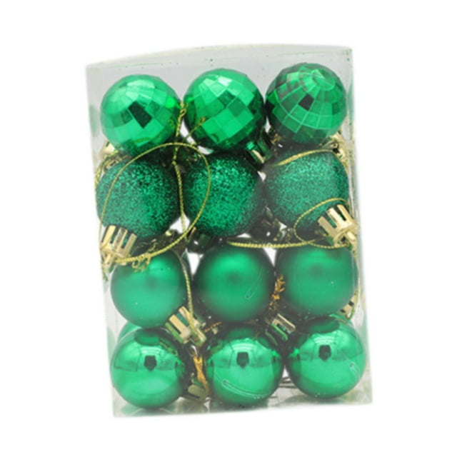 Adornos Navideños Strade Fareast Limited 24 Piezas Bola Verde