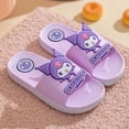 thumbnail image 7 of Girls Slippers Cute Cartoon Kuromi Slides Lightweight Non-Slip Sandals Quick-Drying Shower Slides Shoes for Beach Pool Home, 7 of 7
