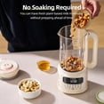 thumbnail image 3 of Nut Milk Maker Machine 50oz Automatic Almond Milk Maker for Homemade Coconut, Oat, Soy, Plant-Based Milk, Juice with 24H Delay Start/Keep Warm/Self Cleaning, 3 of 7