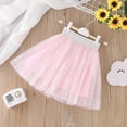 thumbnail image 2 of Godom Girls Short Tutu Skirt 18M-9T Ballet Mesh Tulle Polka Dot Solid Color Dance Skirt Summer Outfit,Pink, 2 of 7