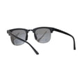 thumbnail image 3 of Boys Child Size Color Mirror Lens Hipster Half Rim Sunglasses Black Silver Mirror, 3 of 4