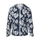 thumbnail image 1 of Balery White Leaves Sudadera ligera de manga larga con capucha y protección solar UPF 50+ para hombre y mujer, ideal para pesca y running-3X-Large, 1 of 7