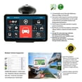thumbnail image 3 of 5'' Car Turck GPS Navigation 265M+8GB FM SAT NAV Navigator Navitel Russia Map ,Flexible Double Bracket Installation, 3 of 5