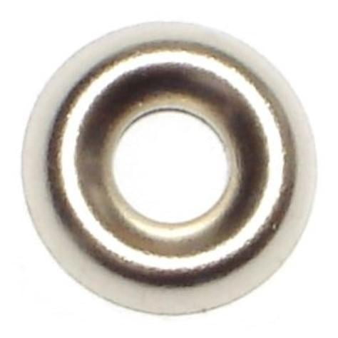 #6 x 5/32" x 15/32" Nickel Plated Brass Finishing Washers (48 pcs.)