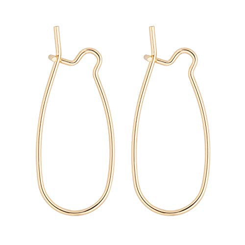 20-100pcs Gold Plated Earring Hooks,brass Earwire,jewellery