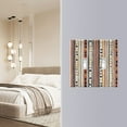 thumbnail image 4 of Yayeee Toggle Light Switch Wall Plate 2-Gang 4.56"x4.48" Decorative Outlet Cover, Brown Abstract Dots, 4 of 7