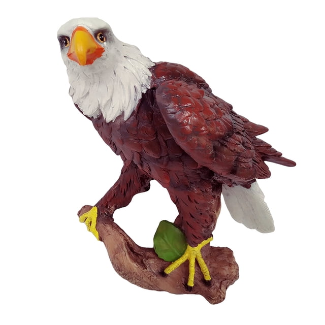 Resina Eagle Outdooor jardín Estatua animal de resina para la decoración para hogar marrón Zulema Lawn Eagle Figurine Statue