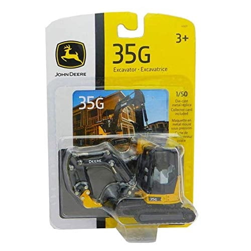 ERTL John Deere 35G Excavadora (Escala 1:50), Amarillo John Deere