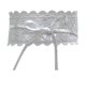 thumbnail image 1 of Xiao Hua Cinturón de piel sintética para mujer, estilo obi, con lazo de encaje, ancho, plateado, 1 of 5