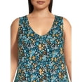 thumbnail image 5 of Terra & Sky Women's Plus Size Swing Tank Dress, 5 of 6