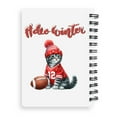 thumbnail image 2 of Hello Winter American Shorthair Football Snowman Welcome Snowy Morning Spiral Bound Journal Cat Lover Kitten Owner Gifts 5x7in Spiral Notebook - 01012, 2 of 5