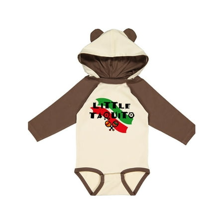 

Inktastic Little Taquito Gift Baby Boy or Baby Girl Long Sleeve Bodysuit