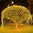 thumbnail image 4 of Guirnalda de luces LED de malla de red de 3 m/6 m/12 m, guirnalda de luces LED navideñas para exteriores, resistente al agua, para fiestas, jardines, bodas y decoración, 4 of 5