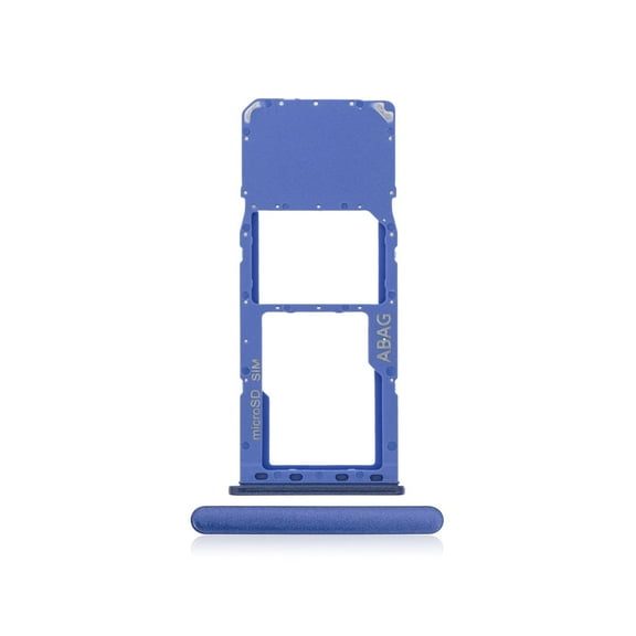 Replacement Sim Card   Micro SD Card Tray For Samsung Galaxy A21s (2020) - Blue