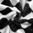thumbnail image 5 of (3 pack) Mainstays Fleece Plush Throw Blanket, Black and White Check, Standard Throw, 5 of 9