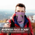 thumbnail image 7 of Neck Gaiter Face Cover Scarf, purple Eggplant Pattern Soft Face Sun Mask Cover Scarf Headband Cooling Sweat Absorbing Bandanas Hiking Cycling Running, 7 of 7