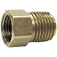 thumbnail image 2 of Marshall Excelsior Propane Adapter Fitting ME2132 1/4 Inch Female Inverted Flare x 1/4 Inch MNPT; Brass; Single; With 1/4 Inch Inverted Flare Plug, 2 of 3