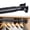 black, variant on FENHRTVM Closet Rods for Hanging Clothes,17-54 Inch Adjustable Length Matte White