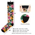 thumbnail image 3 of FORMRS Womens Knee High Socks Casual Long Thick Travel Daily Wear, 1 Pair, Pink Floral Blooms, 3 of 6