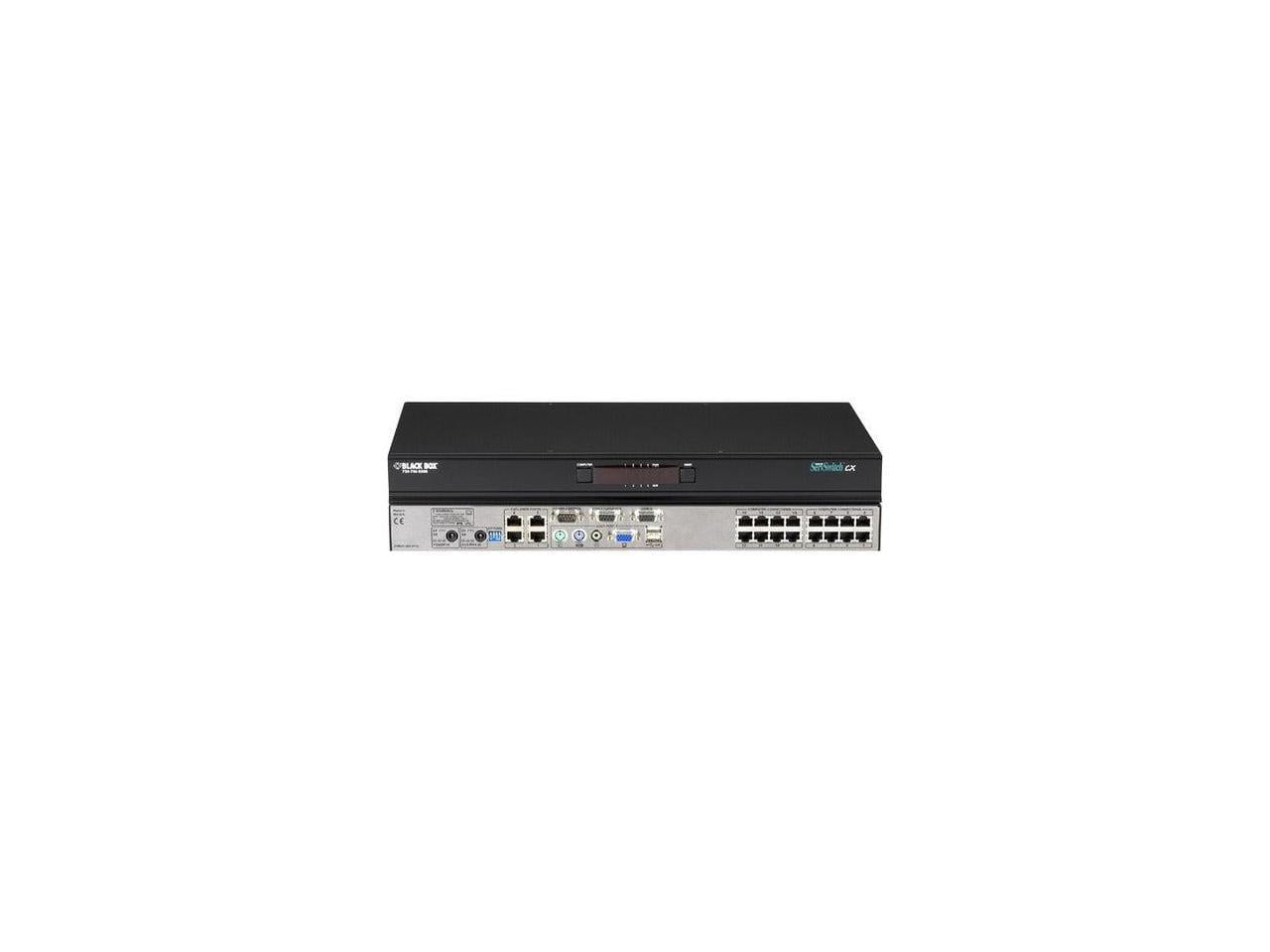 Black Box ServSwitch CX KVM Switch (1) Analog Console Port + (4) Users (16) Servers