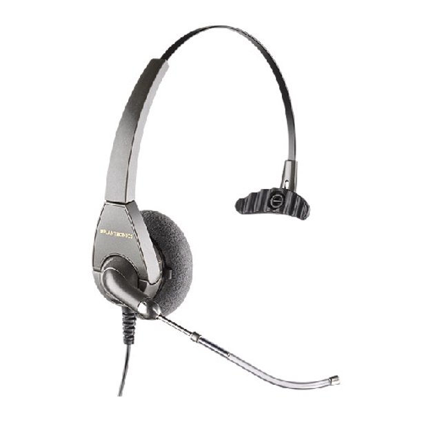 Refurbished Plantronics H91 Mono Corded Headset Quick Disconnect Over the Head Headset