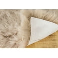 thumbnail image 3 of Natural New Zealand Sheepskin Chair Pad | 2-Pack | Taupe | 17"x17", 3 of 5